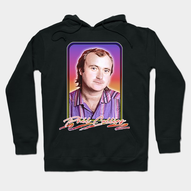 Phil Collins /// Retro 80s Aesthetic Fan Design Hoodie by DankFutura